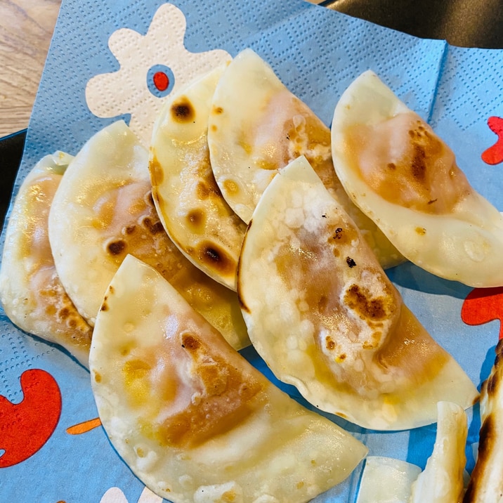 余った餃子の皮で　かぼちゃパイ